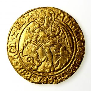 House of Tudor, Henry VIII 1509-1547AD Gold Angel 1st coinage 1509-26AD-15952