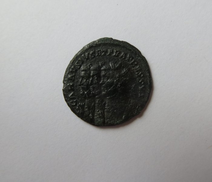 Carausius Bronze Antoninianus 287-293AD - Carausius Fratres Sui Extremely Rare-15907
