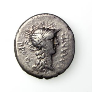 Roman Republic L.Cornelius Sulla & L.Manlia Torquatus Silver Denarius 82BC-15833