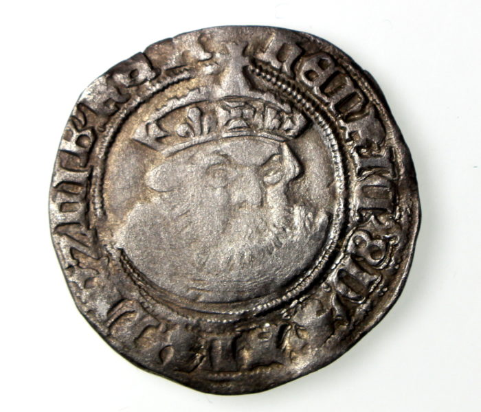 Henry VIII Silver Halfgroat 1509-47AD Bristol-15975