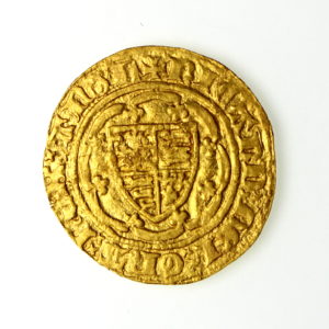 Richard II Gold Quarter Noble 1377-1399AD-16148