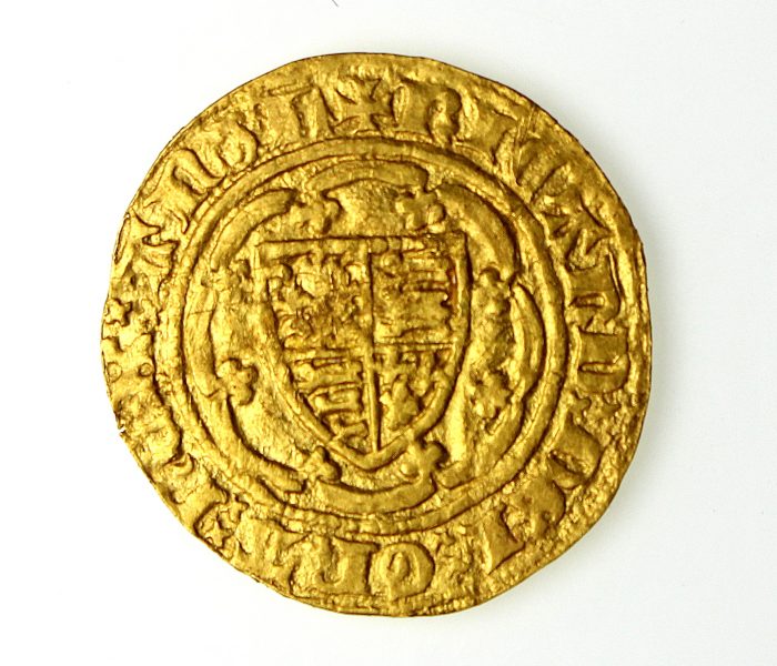 Richard II Gold Quarter Noble 1377-1399AD-16148