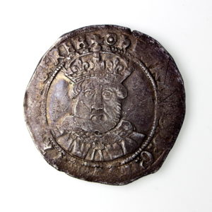 Henry VIII Silver Testoon 1509-1547ADF Third Coinage 1544-47AD lovely metal & extraordinary portrait -16153