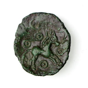 Trinovantes Addedomaros Bronze Unit 45-25BC excess. rare-16168