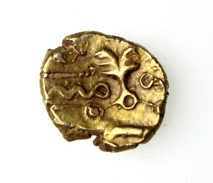 Trinovantes Trophy Type Gold Quarter Stater variant 45-40BC-16246
