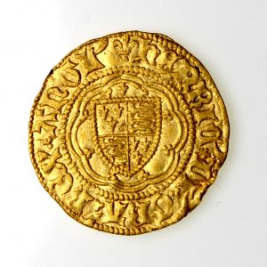 Henry VI Gold Quarter Noble 1422-61AD-16263