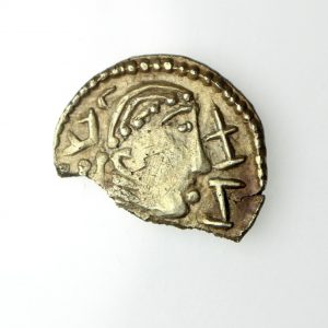 Anglo Saxon Gold Thrymsa 'Two Emperors' Type 655-675AD-16323