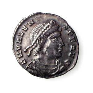 Valens Silver Siliqua 364-378AD Lyon -16342