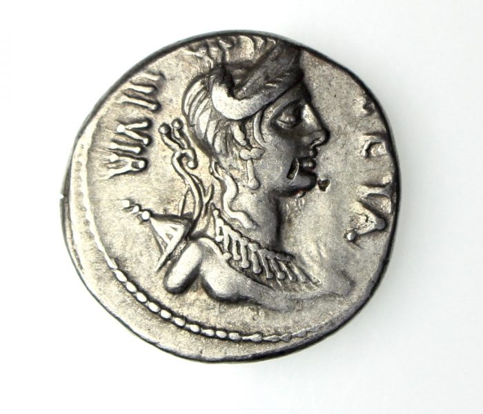 C. Hosidius C.f. Geta Silver Denarius 64BC -16359