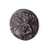 Trinovantes Silver Unit Face Over Horse Late 1st Century BC excess rare, finest of 4 known -16405