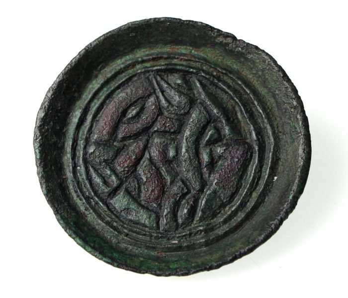 Anglo Saxon Saucer Brooch Zoomorphic Design -16501