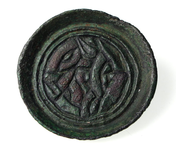 Anglo Saxon Saucer Brooch Zoomorphic Design -16501