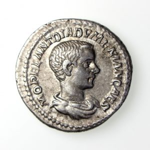Diadumenian Silver Denarius 218AD-16511