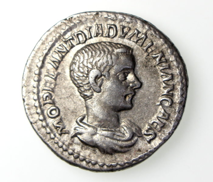 Diadumenian Silver Denarius 218AD-16511