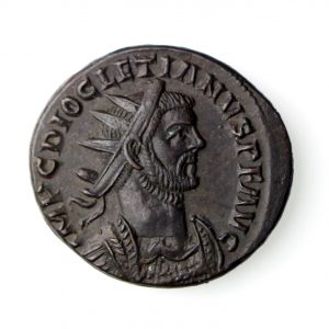 Diocletian Bronze Follis (Struck under Carausius) 287-293AD-16516