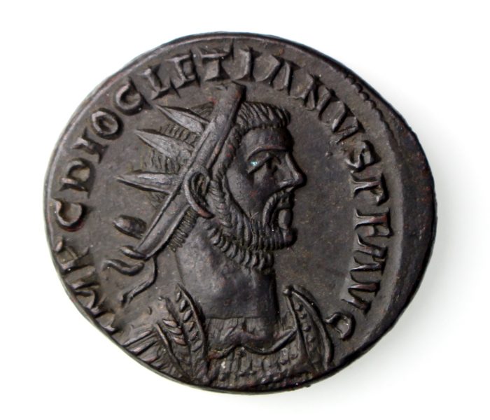 Diocletian Bronze Follis (Struck under Carausius) 287-293AD-16516