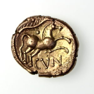 Catuvellauni Cunobelin Gold Stater 8-41AD Linear Type-16600