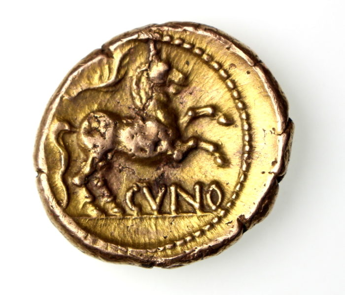 Catuvellauni Cunobelin Gold Stater 8-41AD Classic Type -17039