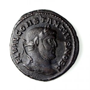 Constantius I Bronze Follis 293-305AD 1st Issue, London ext rare-16611