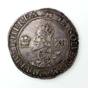 Charles I Silver Shilling 1625-1649AD Provincial, Aberystwyth - rare & exceptional -16692