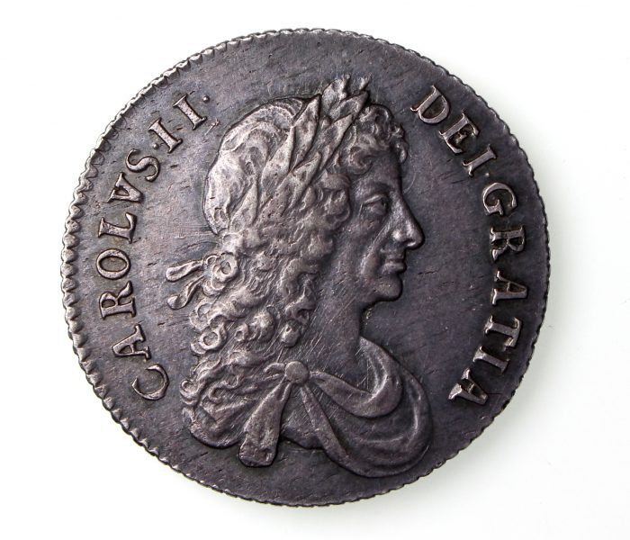 Charles II Silver Shilling 1660-85AD 1668AD EF-16698