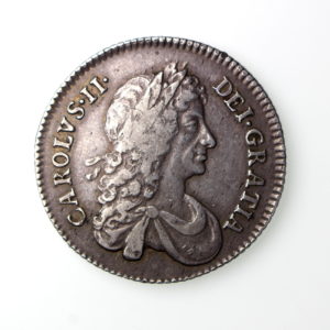 Charles II Silver Shilling 1660-85AD 1668AD-16703