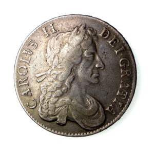 Charles II Silver Crown 1660-85AD 1680AD-16710