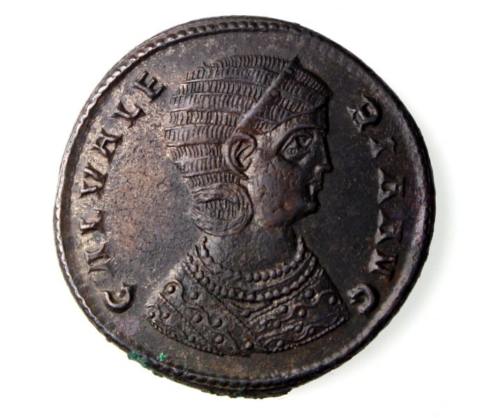 Galeria Valeria (w. of Galerius) Bronze Follis 305-311AD Thessalonica -16766