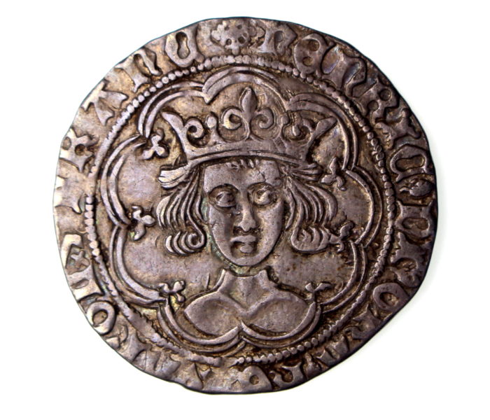 Henry VI Silver Groat 1422-61AD Pinecone Mascle London-16903