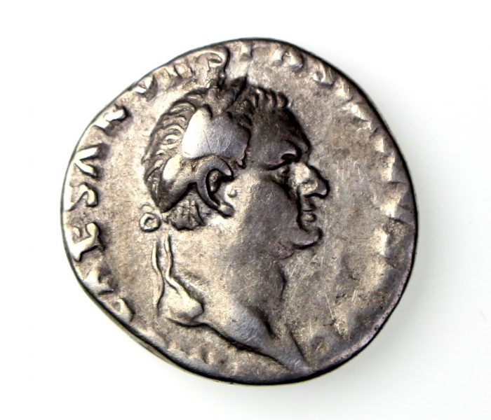 Vespasian Silver Denarius 69-79AD Judaea-16989