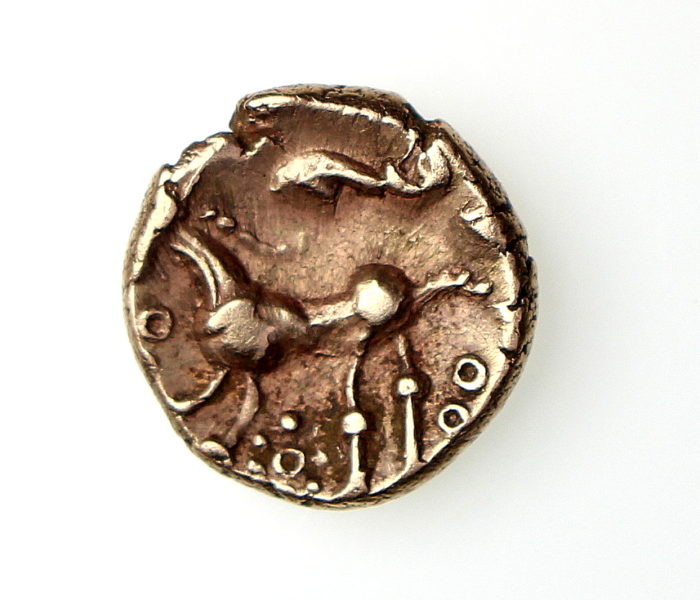 Regini Gold Quarter Stater Selsey Tramlines 1st Century BC-17006