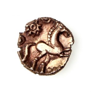 Trinovantes Gold Quarter Stater Gold Tit Type 1st Century BC exc. rare-17009