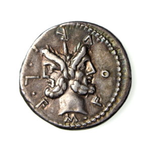 M. Furius L. F. Philus SIlver Denarius 119BC-17017