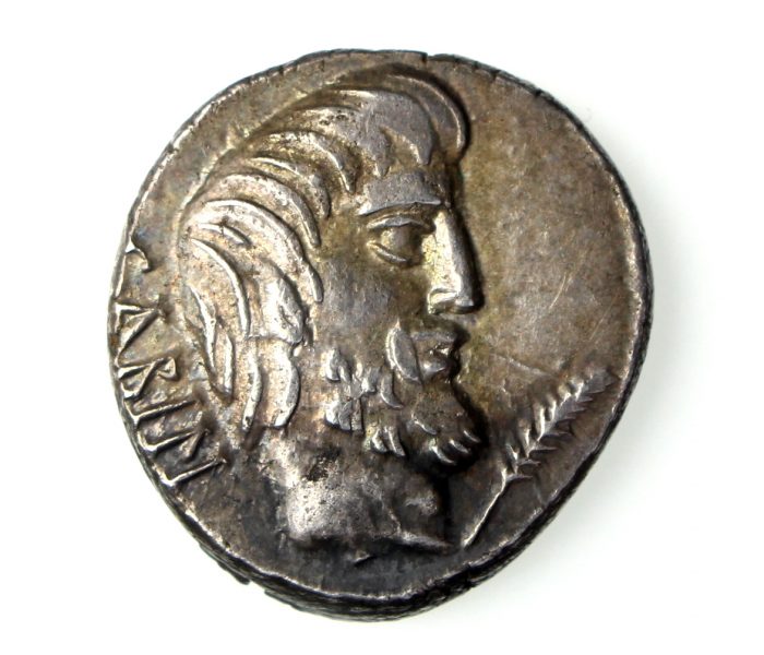 L. Titurius L.f. Sabinus Silver Denarius 89BC-17024