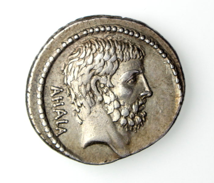 M. Junius Brutus Silver Denarius 54BC -17034