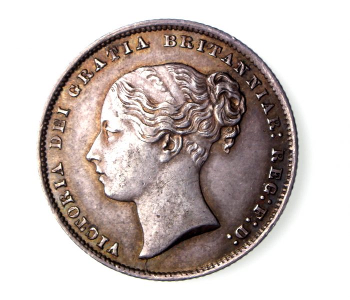 Victoria Silver Shilling 1837-1901AD 1866AD-17092