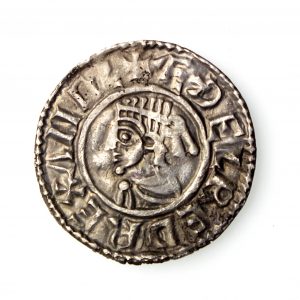 Aethelred II Silver Penny 978-1016AD Lincoln-17204