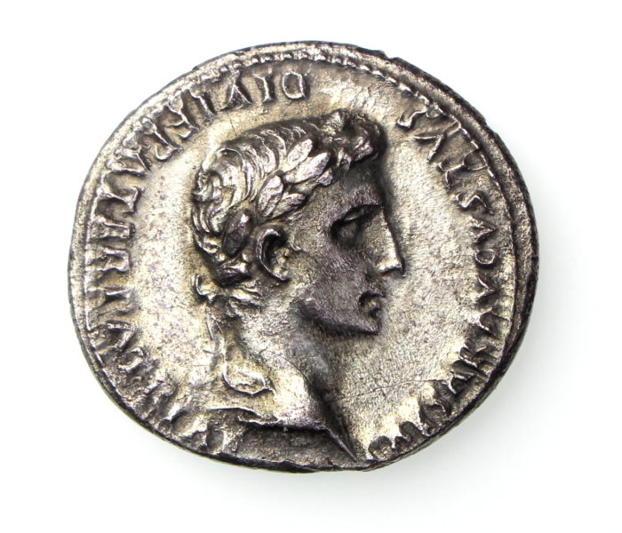 Augustus Silver Denarius 27BC-14AD-17231