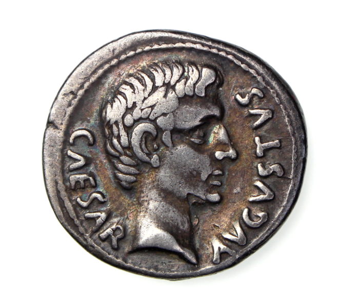 Augsutus Silver Denarius 27BC-14AD-17232