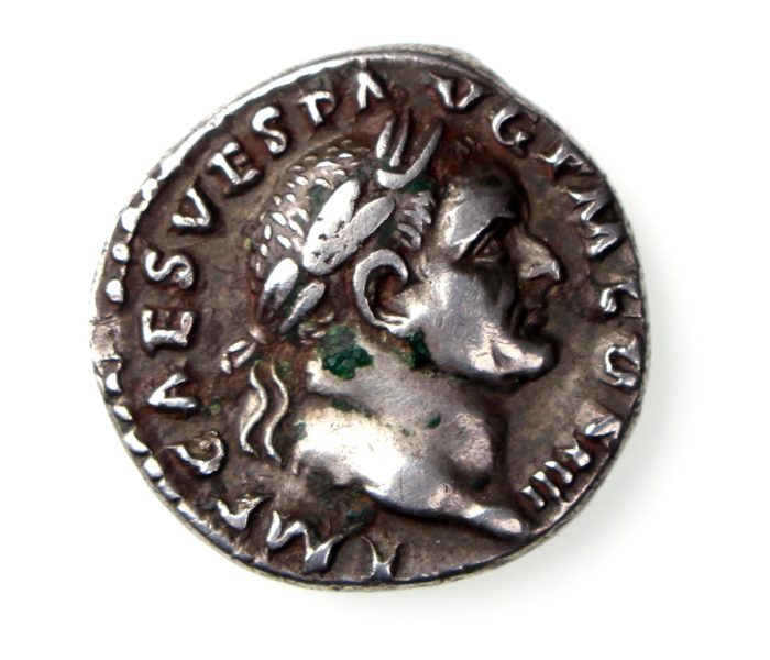 Vespasian Silver Denarius 69-79AD-17245