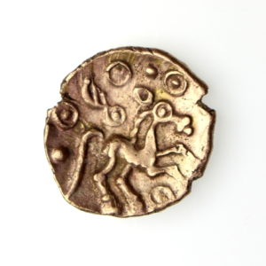 Trinovantes Addedomarus Gold Quarter Stater Flower type 45-25BC-17273