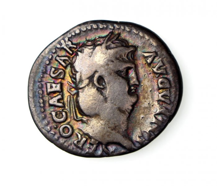 Nero Silver Denarius 54-68AD-17359