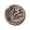 L. Hostilius Saserna Silver Denarius 48BC Vercingetorix ext. rare -17398