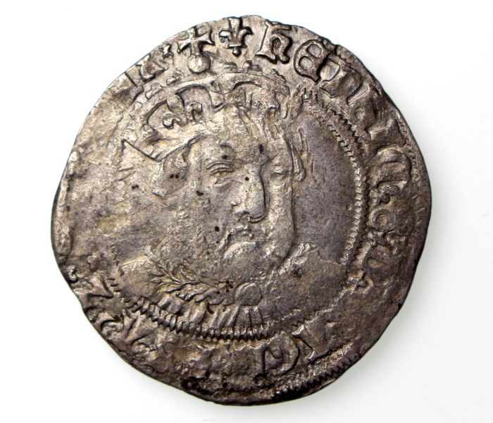 Henry VIII Silver Groat posthumous issue 1509-1547AD-17414