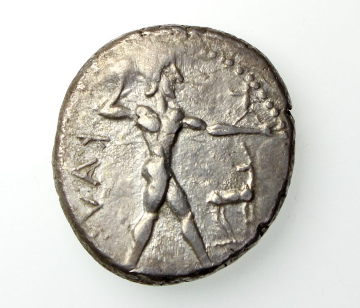Bruttium, Kaulonia Silver Nomos 460-450BC-17433