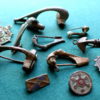 11 x Roman Brooches -17578