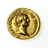 Domitian Gold Aureus 81-96AD Rome Bust of Minerva Rare -18264