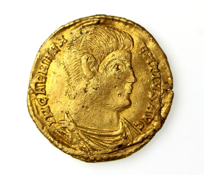 Magnentius Gold Solidus 350-353AD Rare-17710