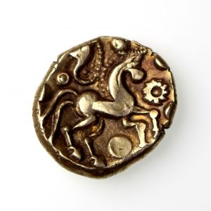 Celtic Gold Stater Trinovantes Whaddon Chase Anglian type 45-40BC-17754