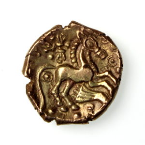 Trinovantes Addedomaros Gold Stater Spiral 45-25BC-17827